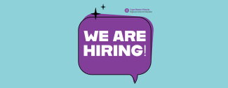 A graphic of text that says 'Cape Breton-Victoria Regional Centre for Education WE ARE HIRING! 